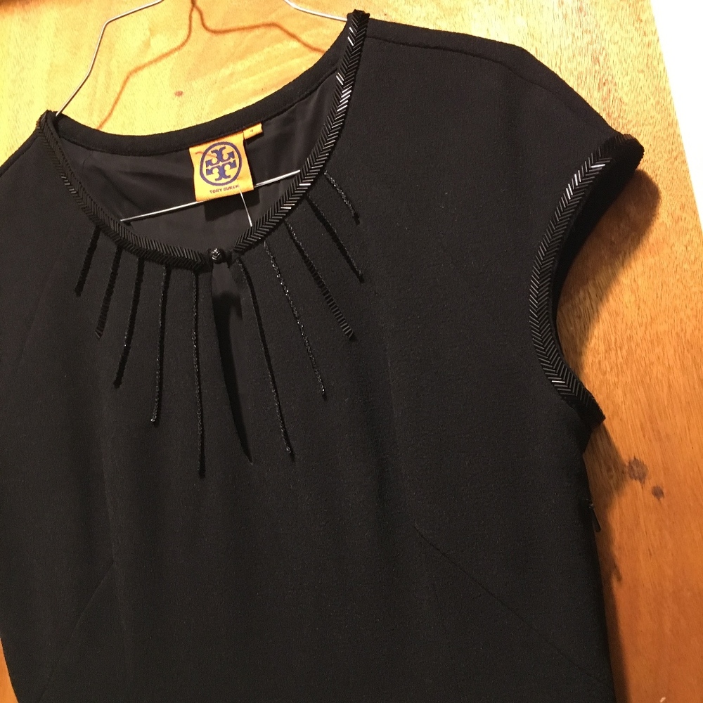 Tory Burch Sheath Beaded Collar with Pockets - Picture 13 of 16